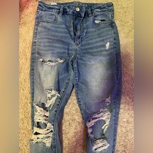 American Eagle Next Level Stretch High Waisted Skinny Jeans Size 10
